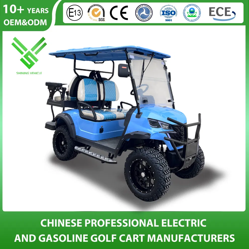 Golf Cart Manufacturer Low Failure Rate Modern Design Classic Car 2/4/6 Person Electric Sightseeing Hunting off Road Vehicles Golf Cart for Outdoors