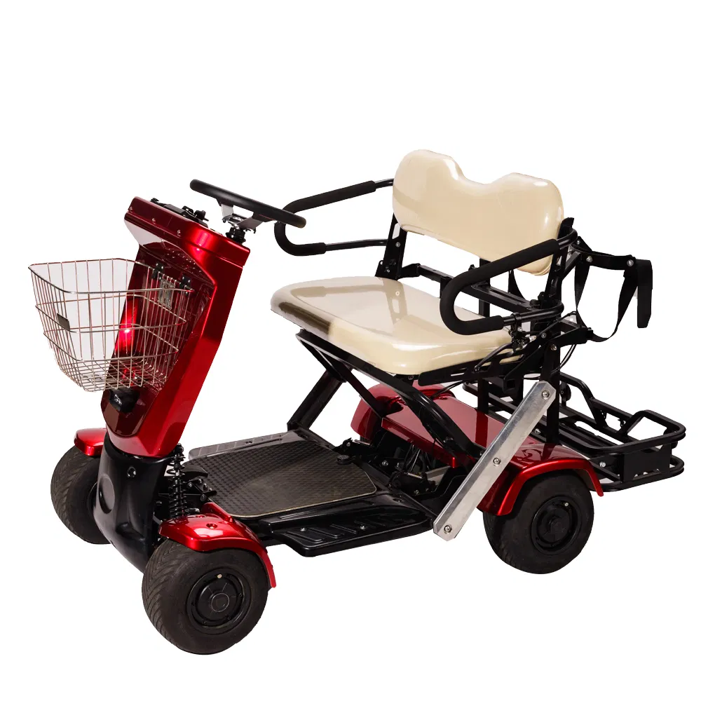 Newest Four Wheels Electric Folding Golf Cart