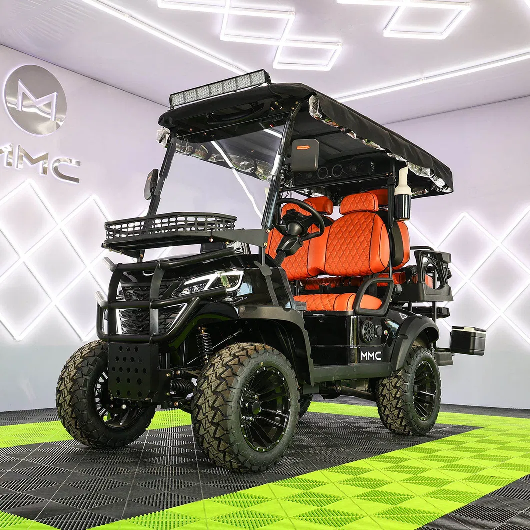 Off-Road Hunting Golf Cart Front View