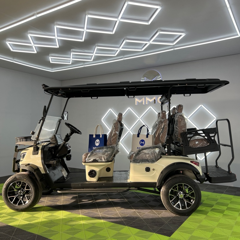 Wholesale Classic Luxury off-Road 6 Seat Custom Adult Street Legal 4×4 Luxury Golf Cart 60V Lithium Ion Battery 4WD