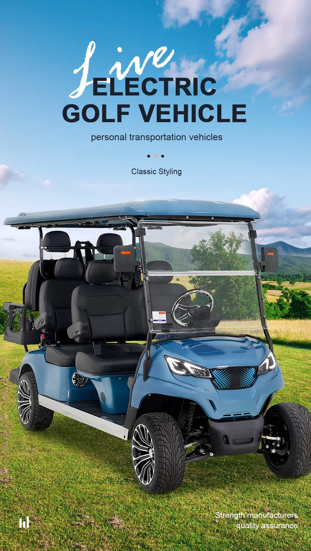 Electric Golf Cart View 1