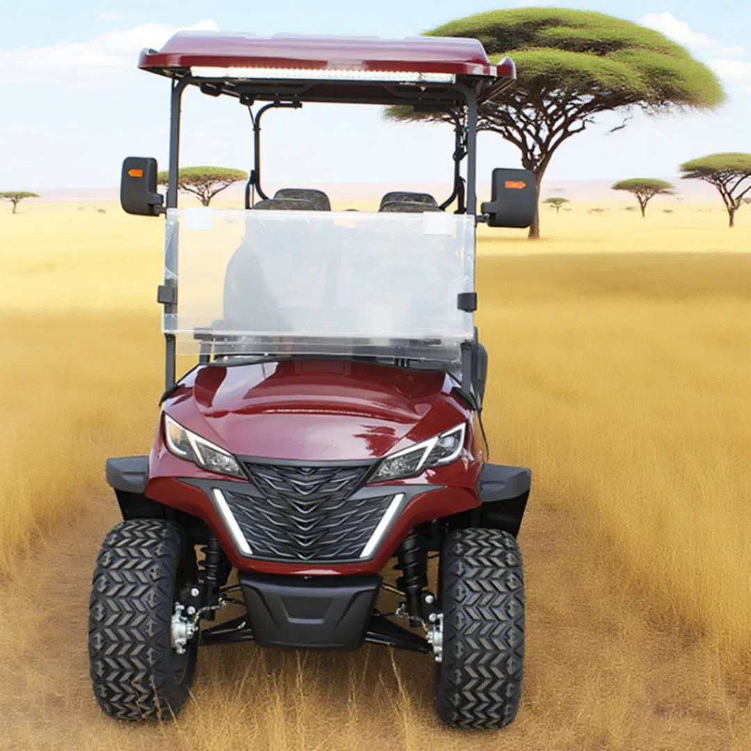 Golf Car 2025 New High-End Custom Golf Cart 72V Battery 4 Seater Luxury Seats off-Road Mini Electric Golf Carts