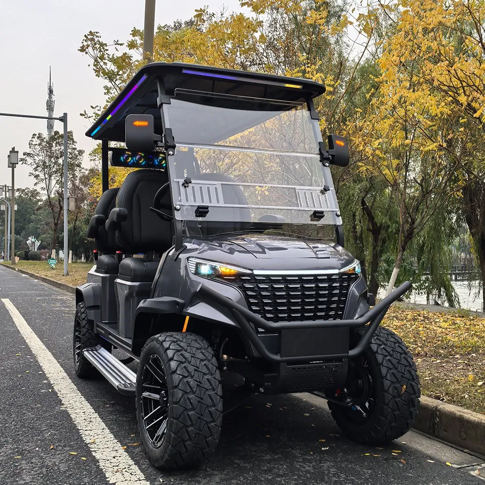 Chinese Wholesale Factory Custom Luxury Lifted Utility 2 Seater Seat 48V New Mini Club Golf Car Electric Golf Cart for Sale
