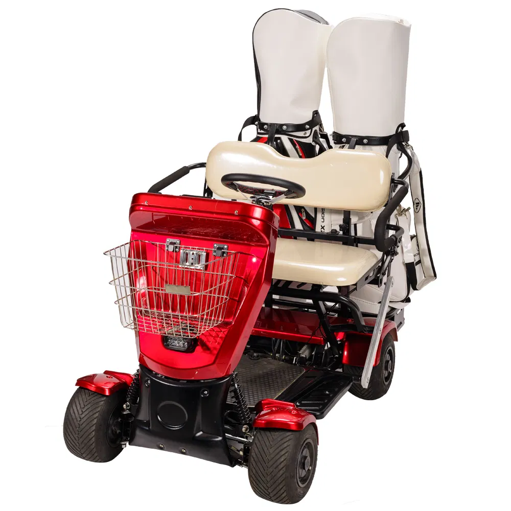 Newest Four Wheels Electric Folding Golf Cart