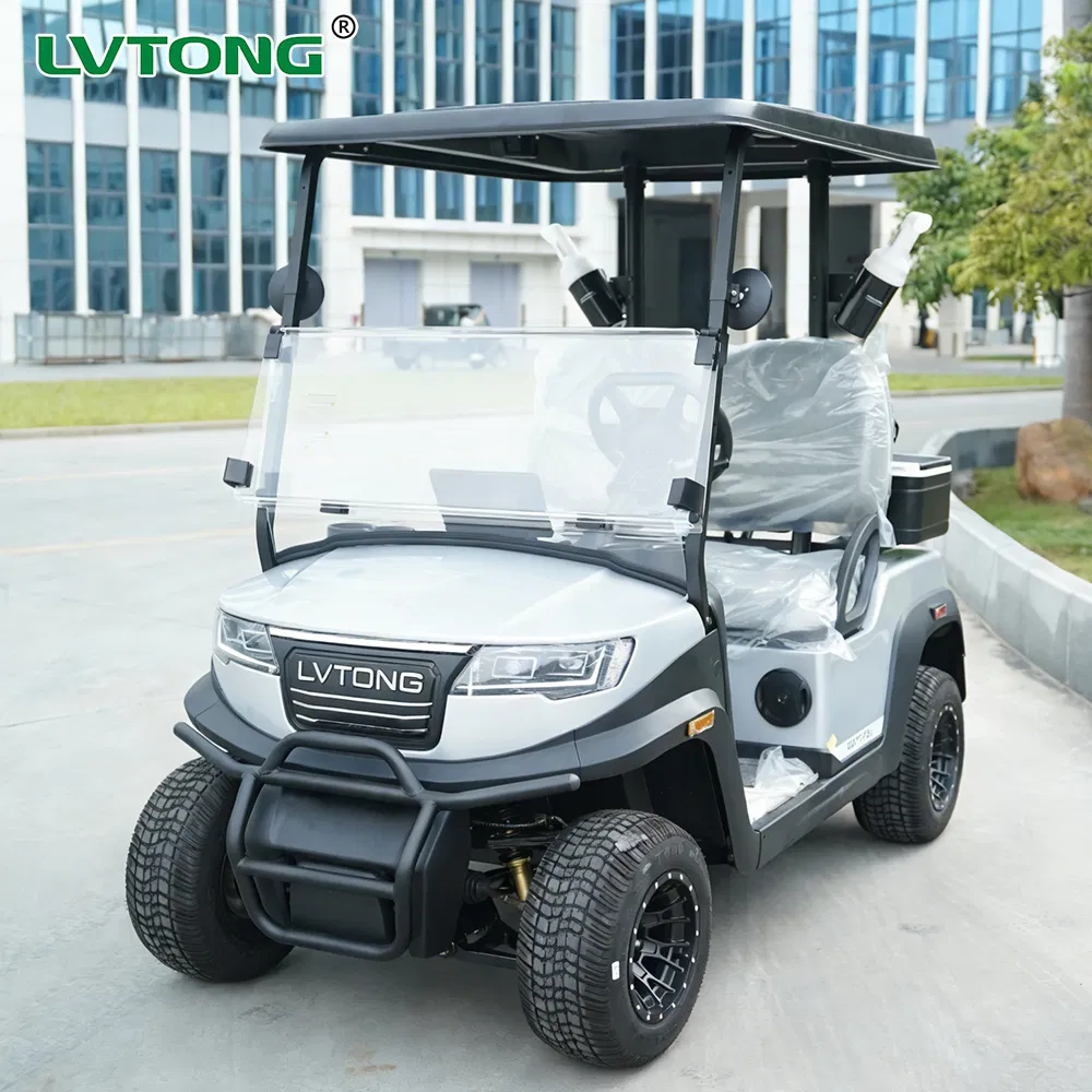 48V Electric Golf Cart Lvtong 2 Seater Golf Buggy off Road Luxury Utility Vehicle with LED Light for Adults Resort Patrol