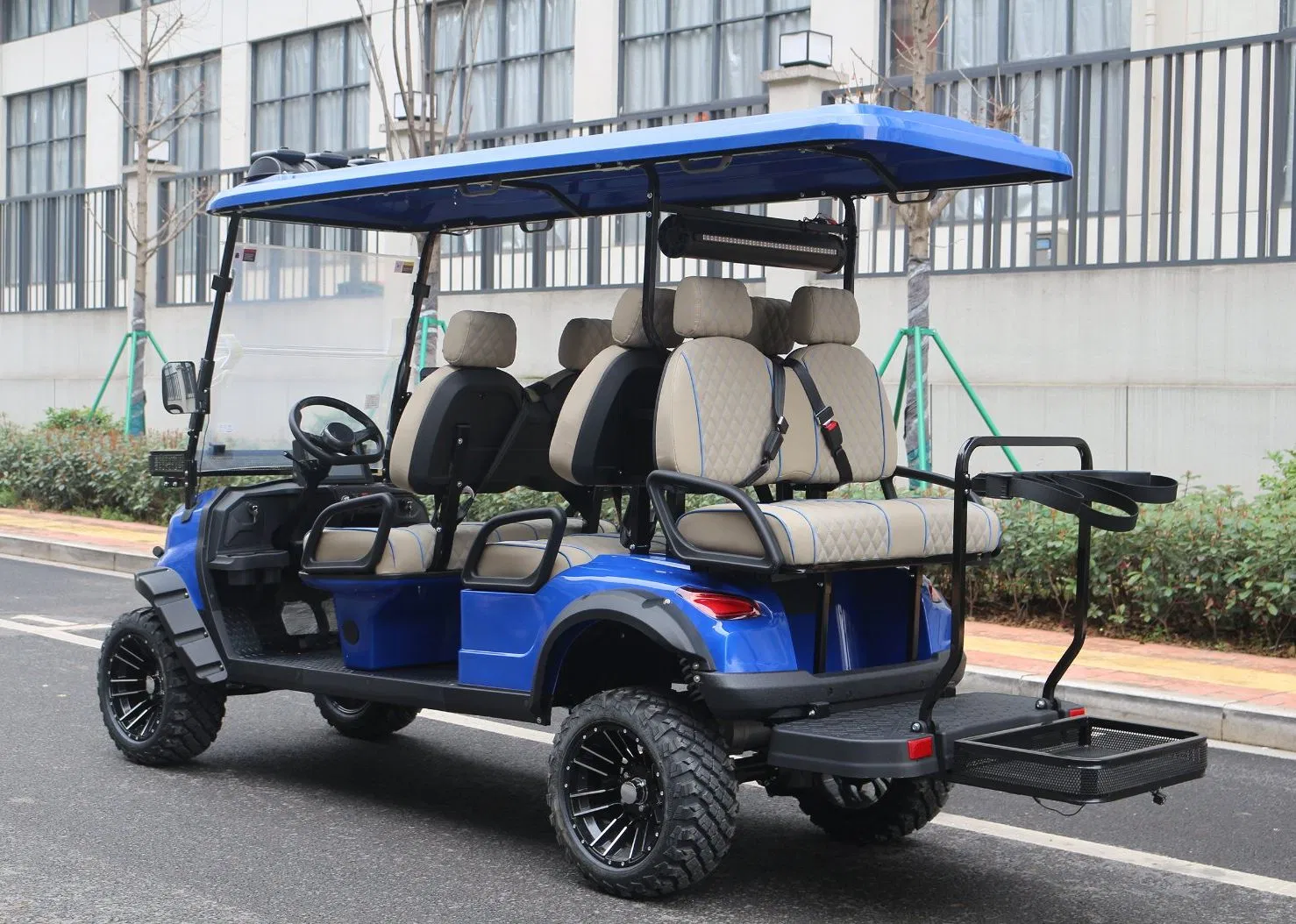 China Gasoline Golf Cart Manufacturer Sightseeing Hunting off Road Club Car Street Legal Utility Mini Solar Panel Lsv Gas Powered Petrol Lifted Golf Buggy