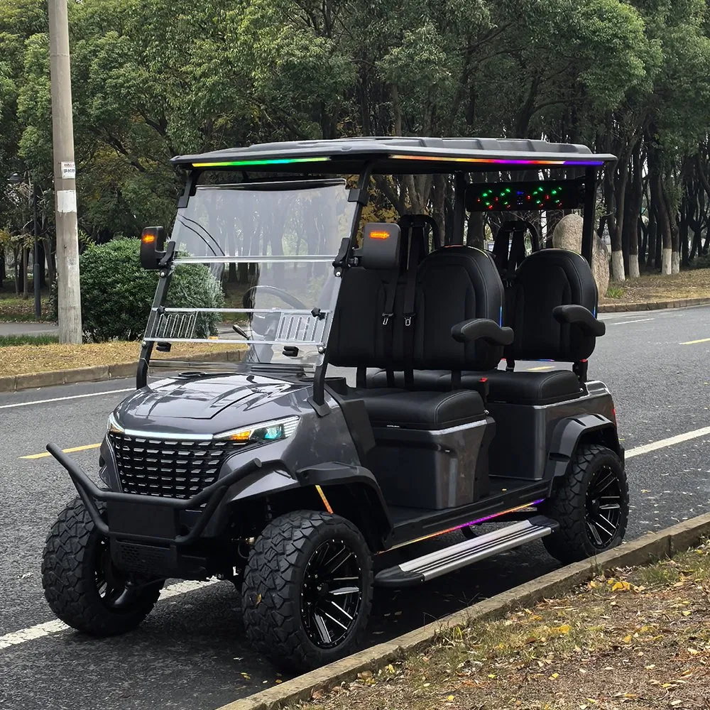 Chinese Wholesale Factory Custom Luxury Lifted Utility 2 Seater Seat 48V New Mini Club Golf Car Electric Golf Cart for Sale