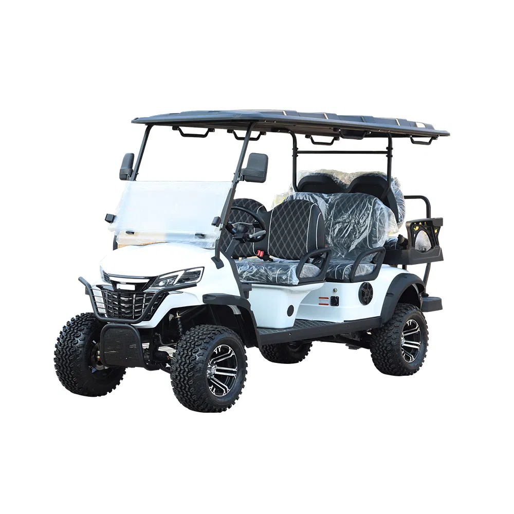 Electric Sightseeing Bus 6 Seater Battery Operated Golf Cart