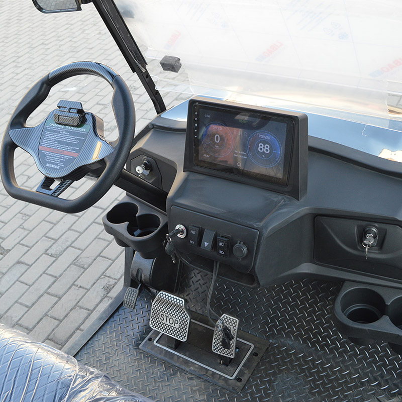 Solar Powered 72V Mini Electric Golf Carts Electric 6 Seater for Sale