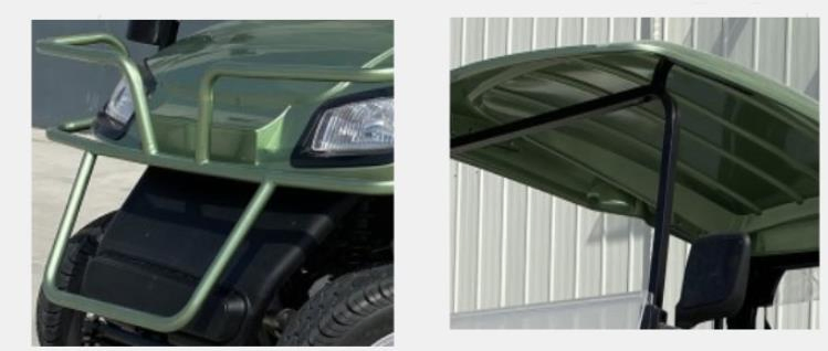 Mini Lithium Battery 2 Seater Wheel Gasoline Gas Powered Electric Golf Carts