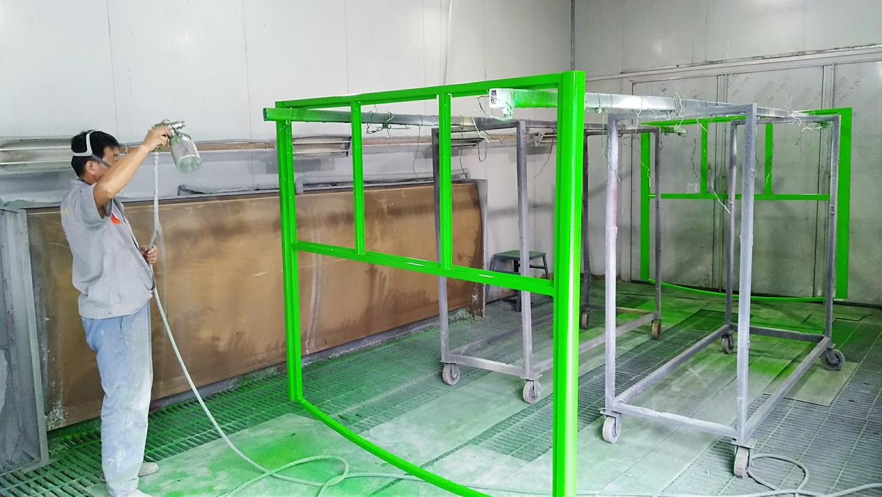 High-quality painting and coating process for electric vehicles