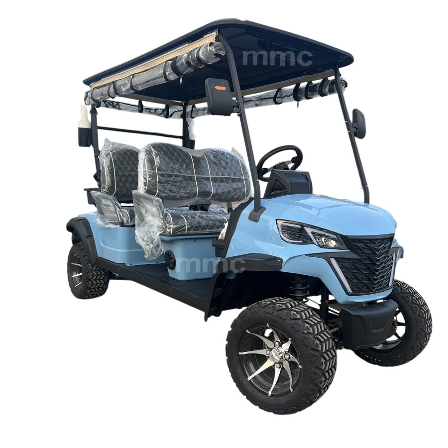 MMC Street Legal Electric Golf Cart 2/4/6/8 Seater off Road Sightseeing Cart Solar Powered CE for Adults