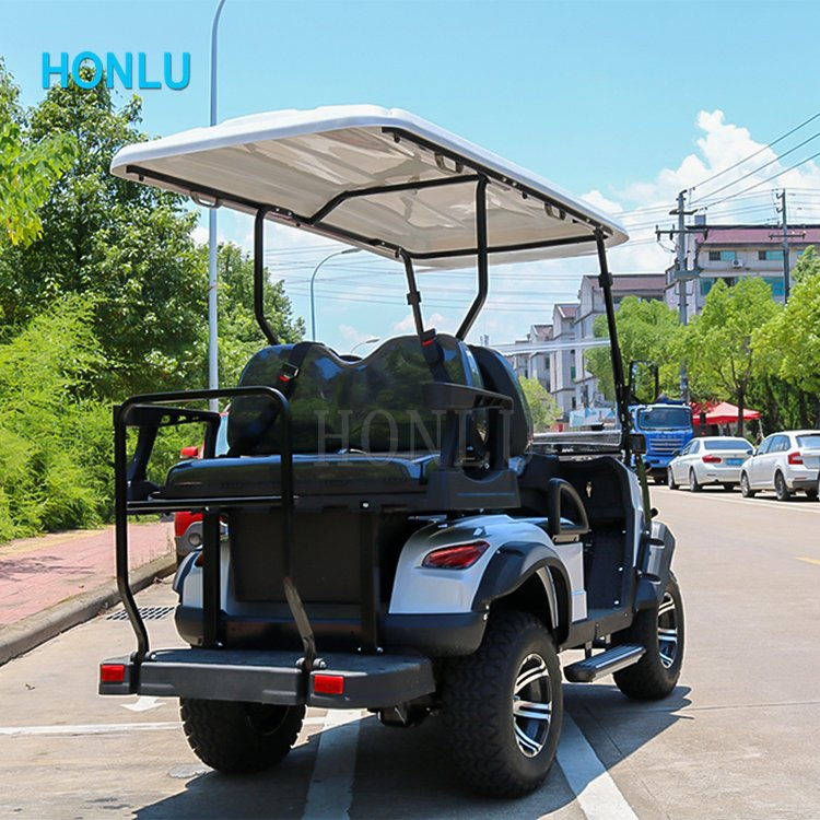 Honlu 4 Seat Golf Cart Accept Custom Electric Buggy Cars Luxury Golf Cart