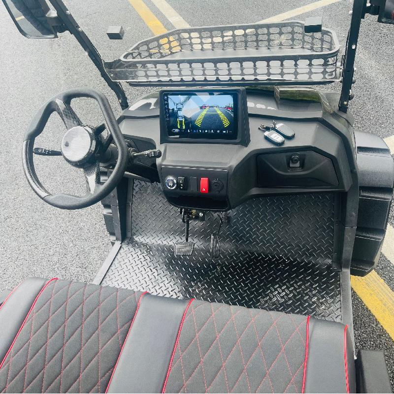 Gasoline /Electric/Solar Powered Non Lifted Road Legal Four Seater Golf Cart for Sale