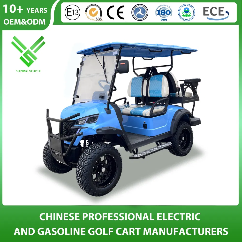 Golf Cart Manufacturer Low Failure Rate Modern Design Classic Car 2/4/6 Person Electric Sightseeing Hunting off Road Vehicles Golf Cart for Outdoors