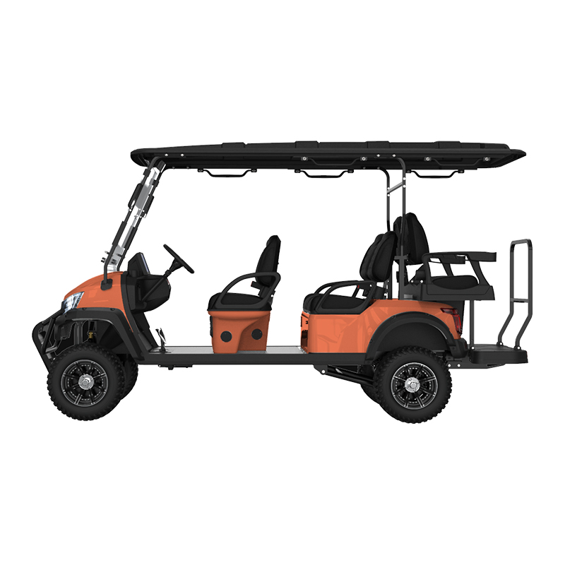 New 2025 Electric Golf Cart Lsv 4+2 Seater Street Legal with Optional Color Selection