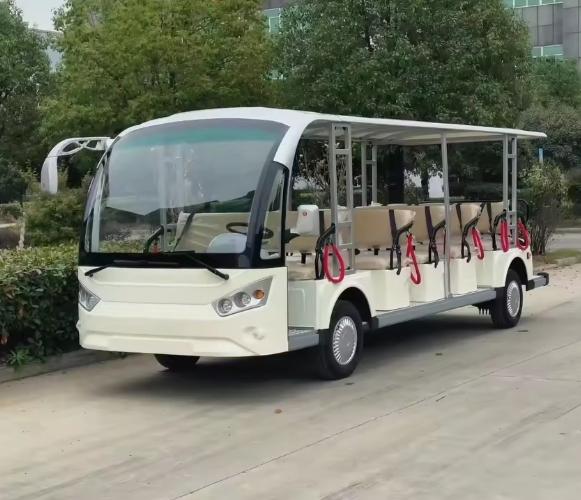 Solar-Powered Golf Cart for Eco-Resorts - Dual-Purpose for Golf &amp; Tour Transport