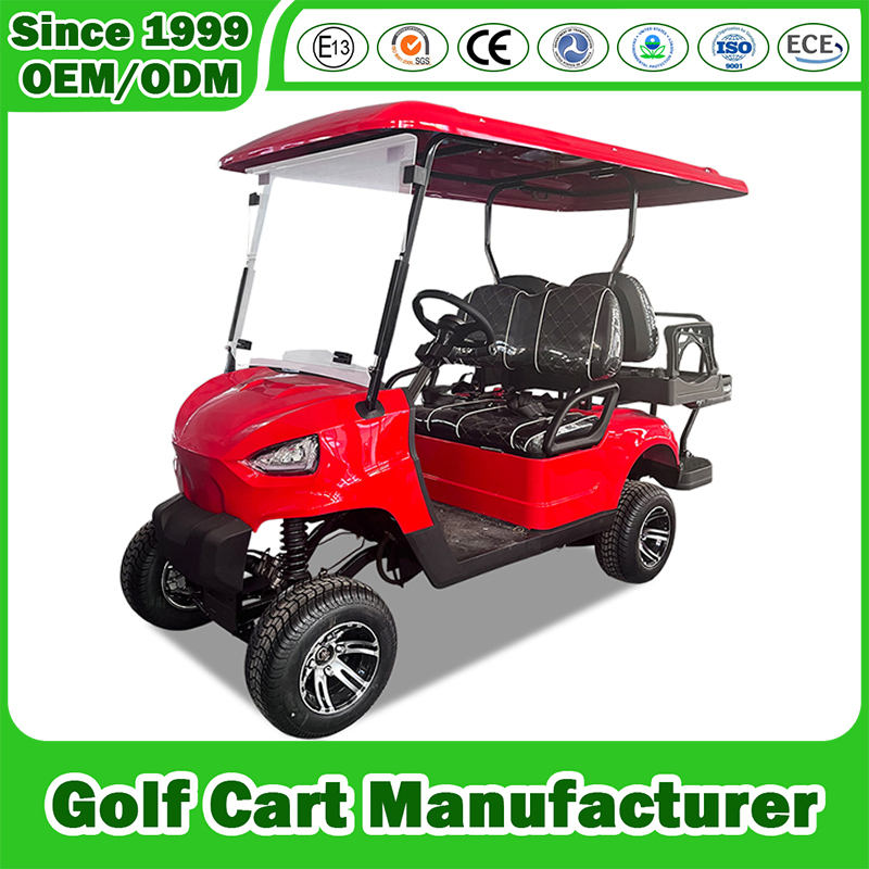 Custom Luxury Steel Frame Golf Cart Manufacturer 48V/60V/72V Lithium Battery off Road Golf Buggy Car 2/4/6/8 Seat Electric Golf Cart for Shopping/Hotel/Club