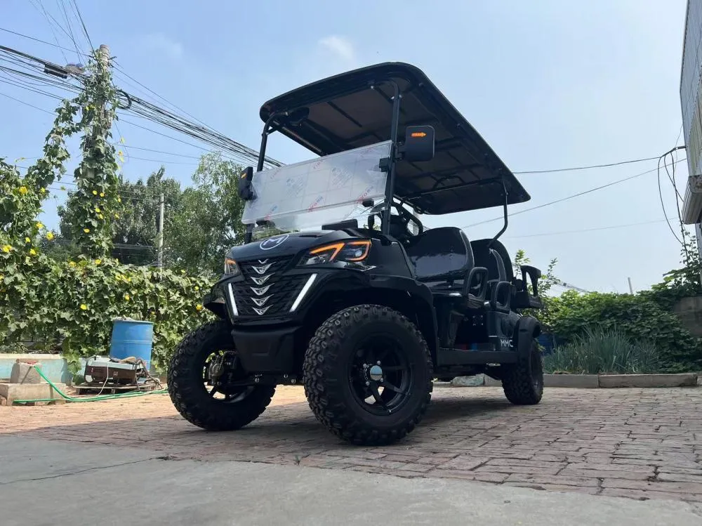 Black Golf Cart