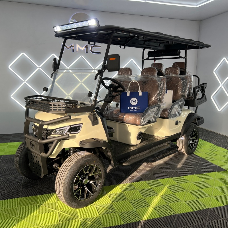 Wholesale Classic Luxury off-Road 6 Seat Custom Adult Street Legal 4×4 Luxury Golf Cart 60V Lithium Ion Battery 4WD