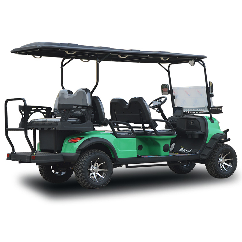 Hunting Golf Cart 6 Seats Folding Flip Seats Electric Golf Trolley Buggy