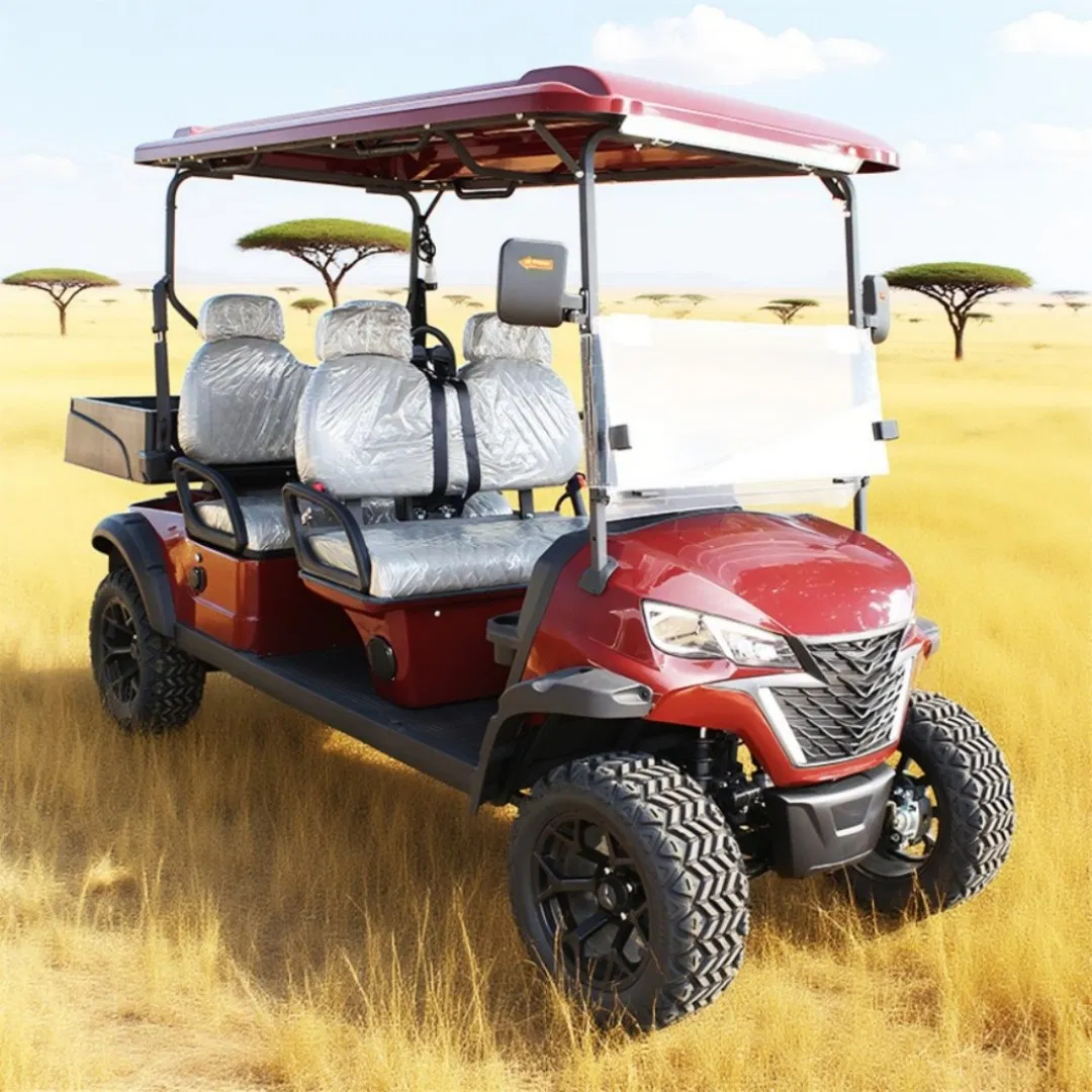 Golf Car 2025 New High-End Custom Golf Cart 72V Battery 4 Seater Luxury Seats off-Road Mini Electric Golf Carts