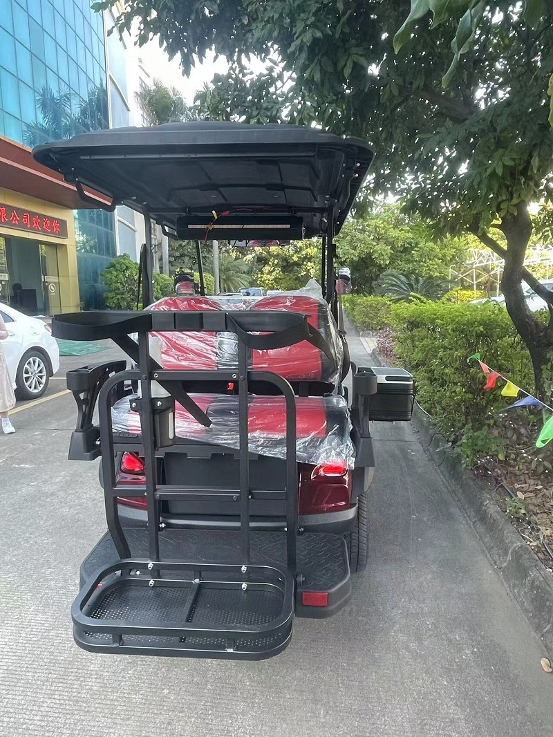 Custom High Performance Golf Buggy Cart Manufacturer Luxury 4 Seater Max 72V 5kw AC System Electric Golf Cart Hunting Cart