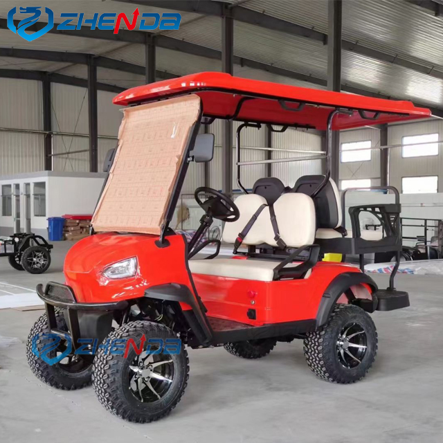 Easy Foldden Electric Buggy Gas or Battery Powered Mobility Club Car Electric Vehicle Golf Carts Sightseeing Scooter