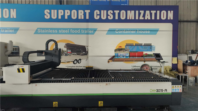 Metal cutting process at Beijing Volt Golf manufacturing factory