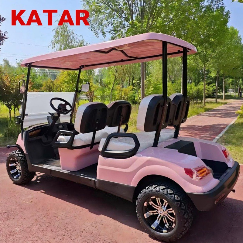 Electric Buggy Car Hunting Club Utility Trolley Course 4X4 off Road Automatic Parking 2+2 Seater Solar Panels off Road Electric Golf Cart