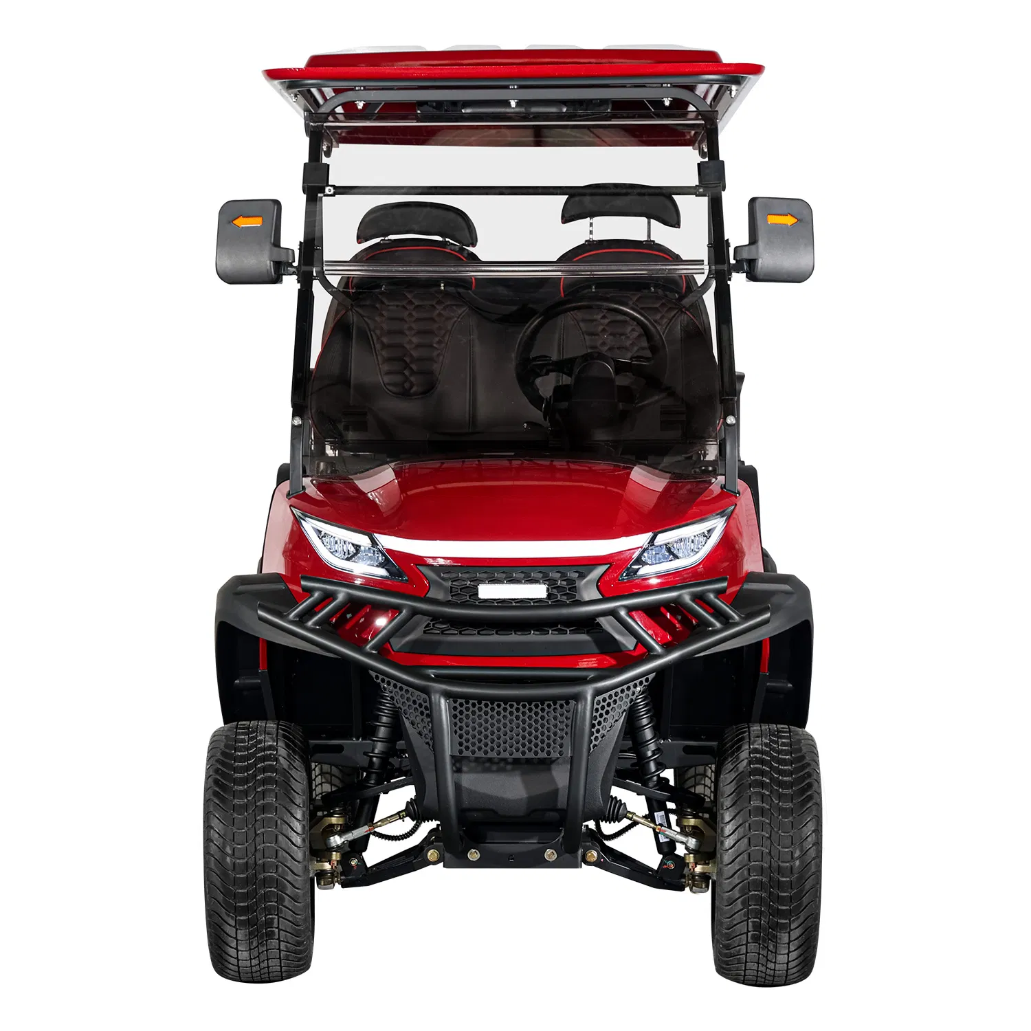 4 Seaters Golf Cart Electric Golf Buggy Rough Terrain off Road Golf Cart with Folding Windshield