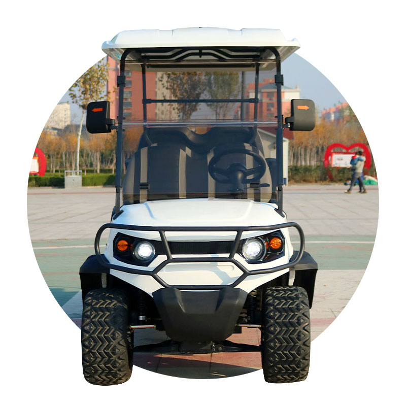 Kinghike 6 Seats Seater Street Legal off Road Customized Electric Golf Carts with Curtis Controller