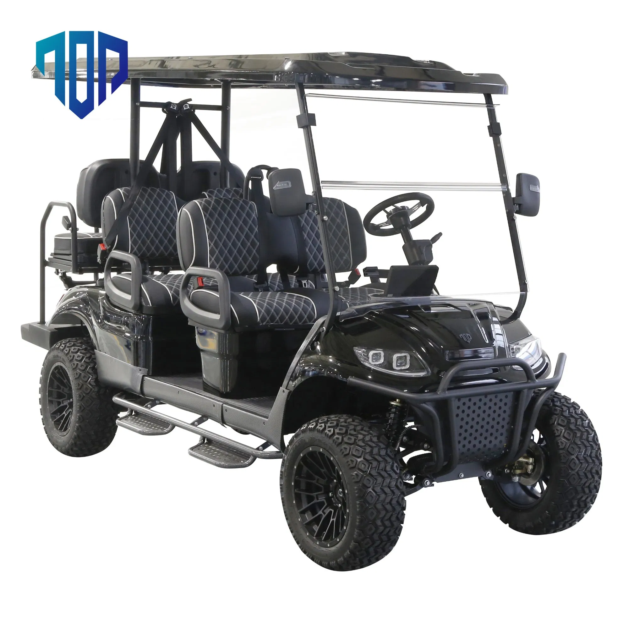 Made in Veitnam Lithium Battery Double a Arm Constrution 6 Seater Electric Car Golf Cart