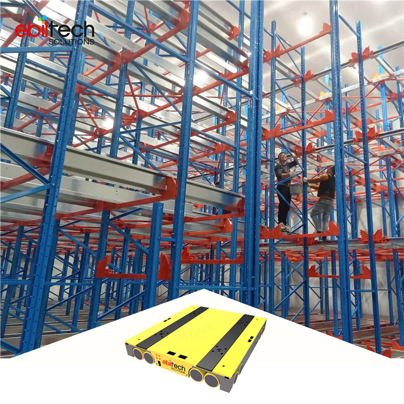 ASRS Four-Way Shuttle Heavy Duty Steel Warehouse Storage Higher Automation for Shuttle Racking