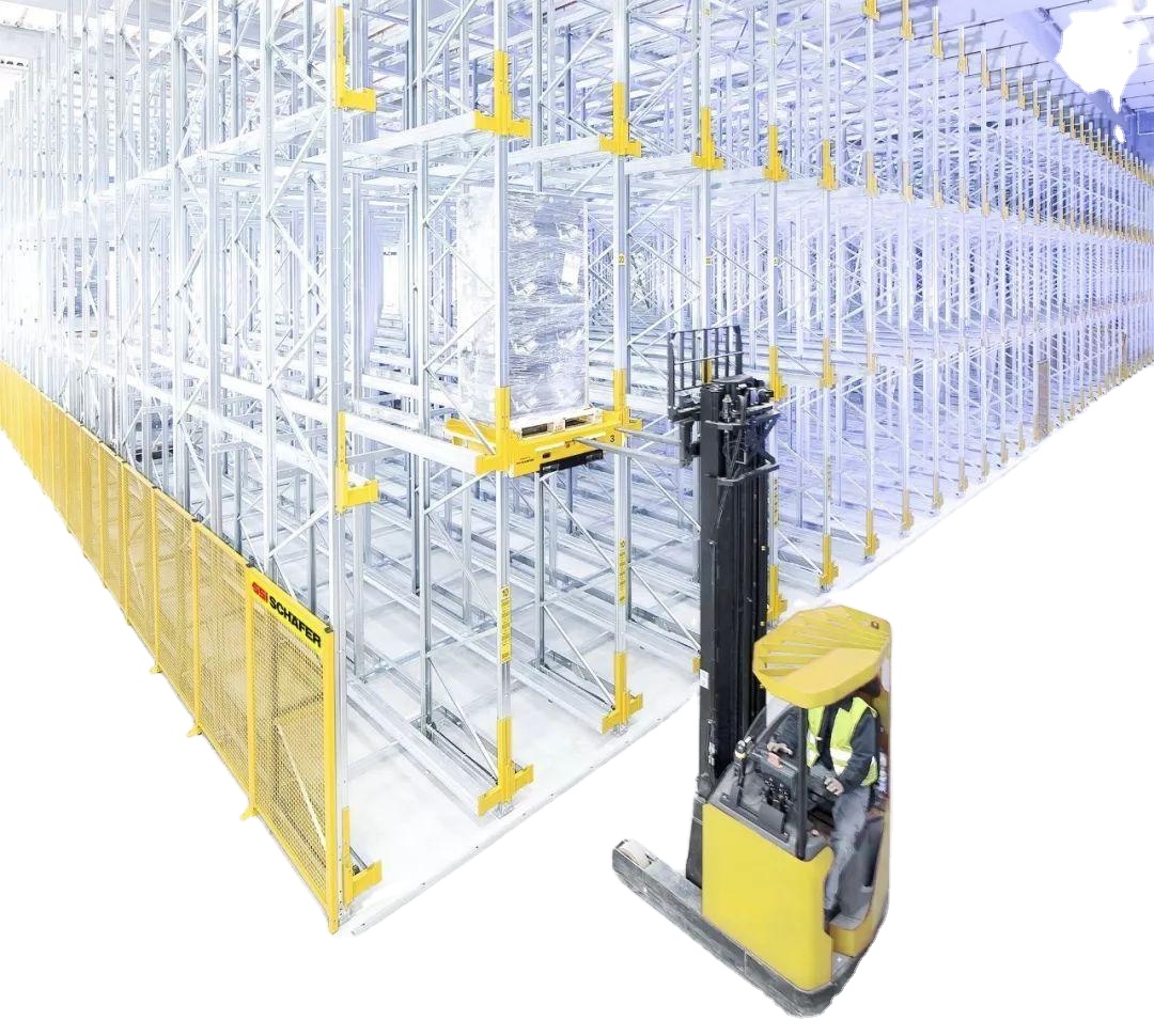 Popular ODM Heavy Duty Radio Shuttle Rack System with Corrosion Protection and Customized Size Shuttle Pallet Racking
