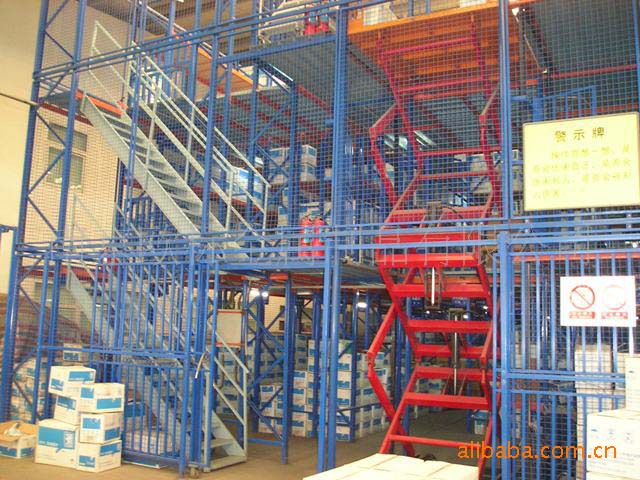 Nanjing Rack Service 2-3 Levels Heavy Duty Mezanine Racks for Warehouse Storage