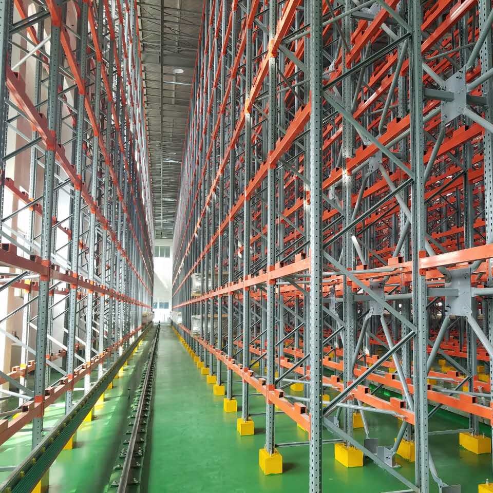 ASRS Rack Heavy Duty Automated Storage System with Radio Shuttle and Powder Coated Finish