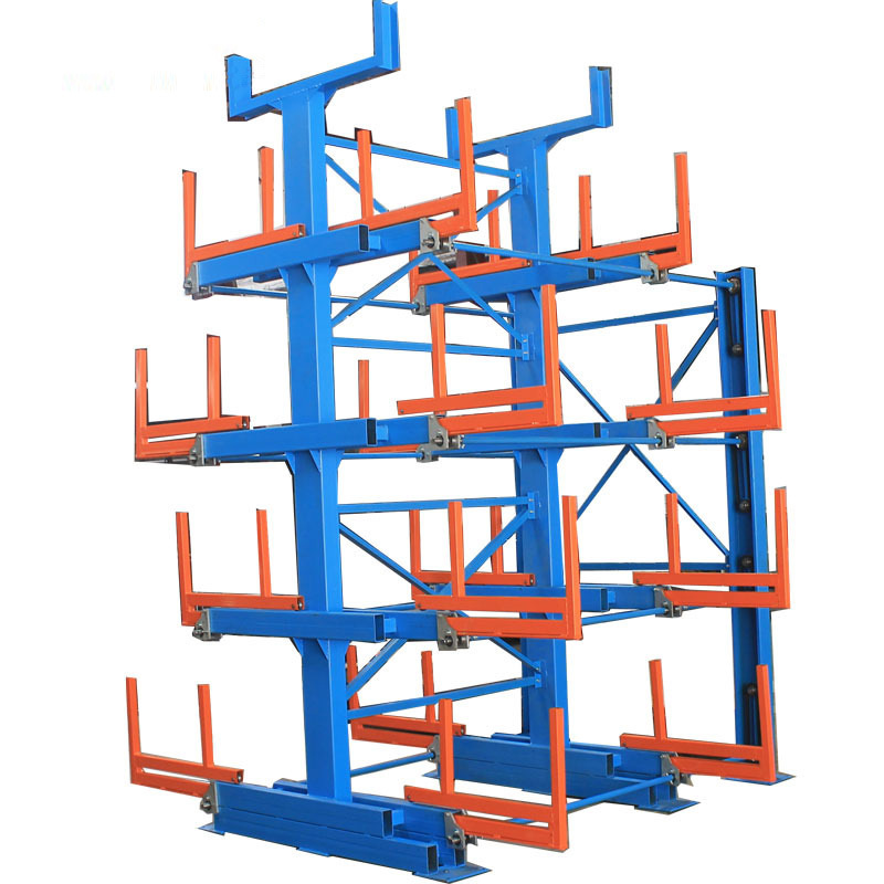Roll Out Telescopic Cantilever Racking System Retractable Cantilever Rack for Long Material Storage