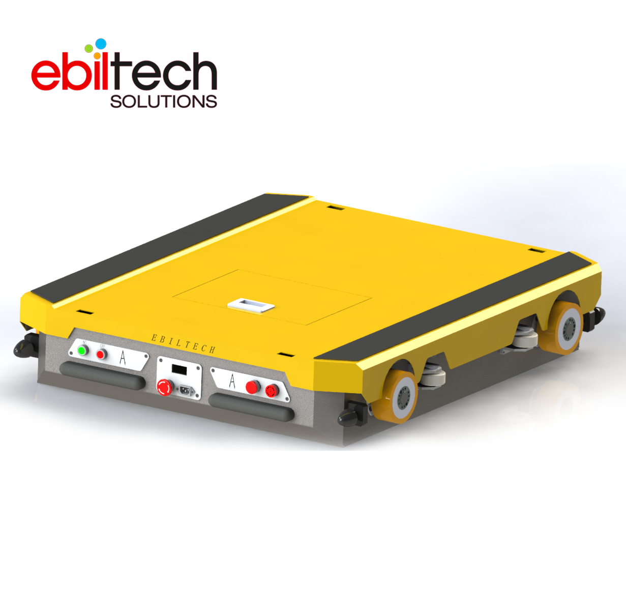 EBILTECH Warehouse Storage Equipment Pallet Handling RGV Shuttle Robotic Pallet Rack Robot