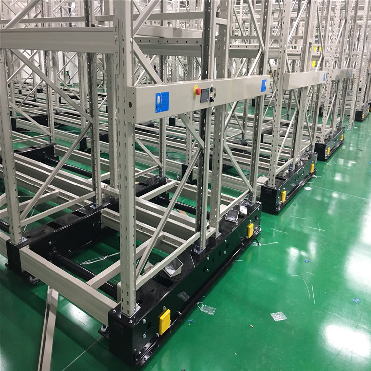 EBILTECH Heavy-Duty Automated Electric Mobile Racking System Mobile Pallet Racking for Storage