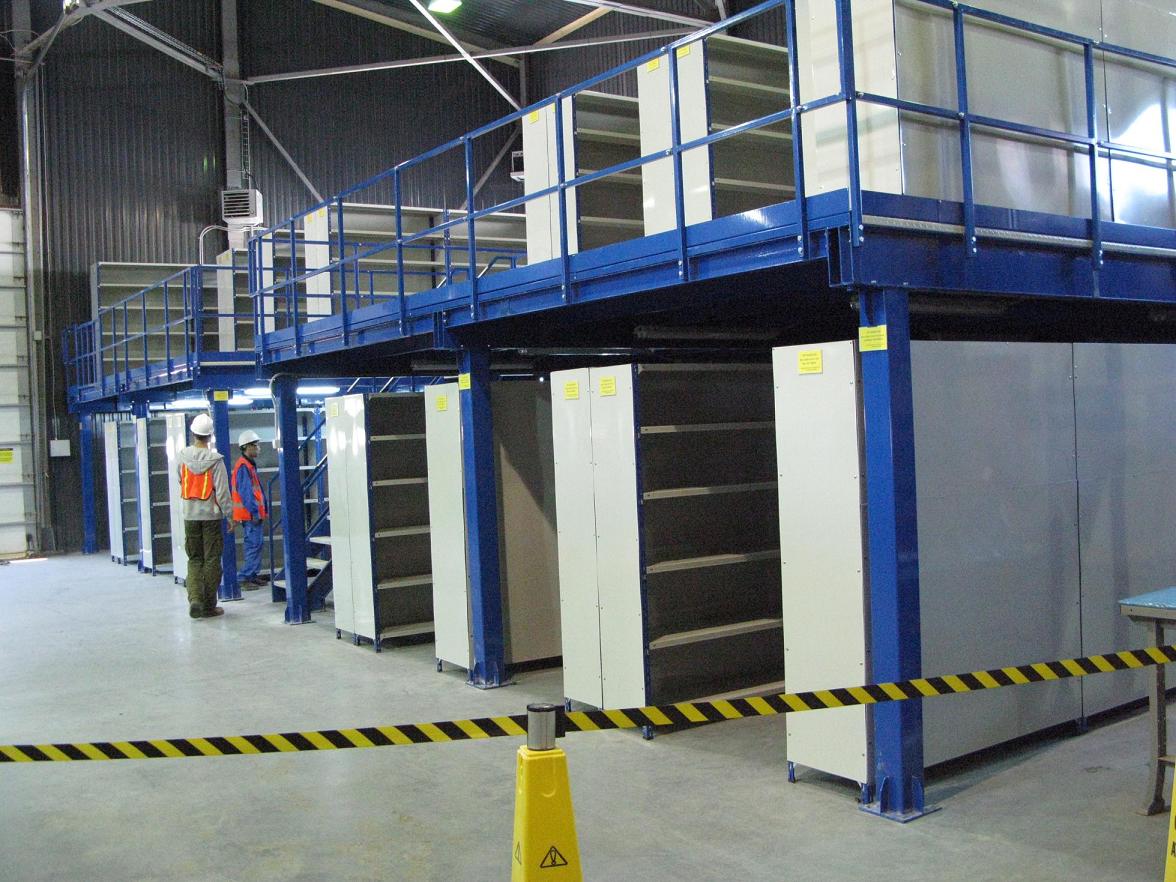 Cheap Steel Multi-Level Mezzanine Racking Floor Shelving System Corrosion Protection Powder Coated ISO9001 Certified