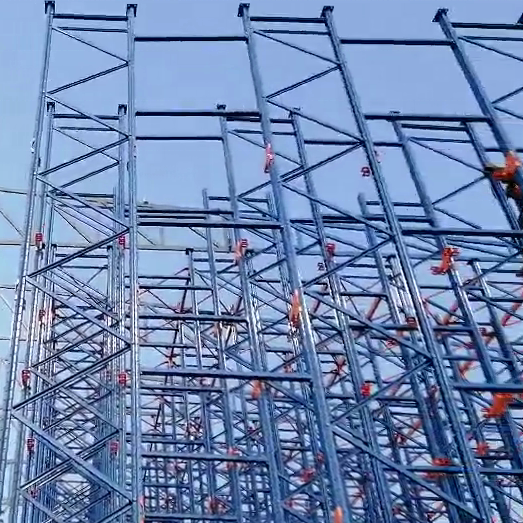 EBILTECH Automated Clad-rack Warehouse Construction Rack Clad Building Commercial Heavy Duty Rack Assited System