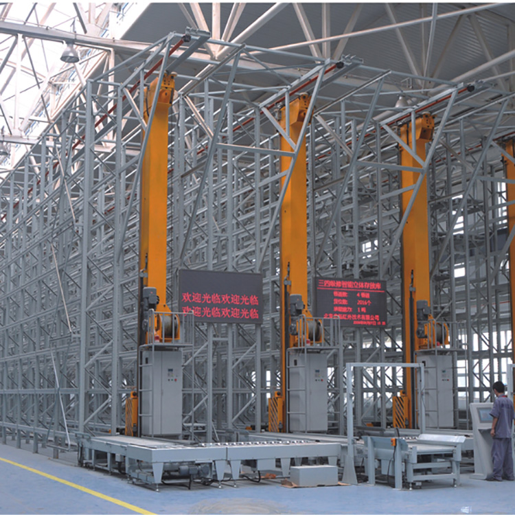 Heavy Duty Double Column Pallet Stacker Crane for AS/RS Racking System