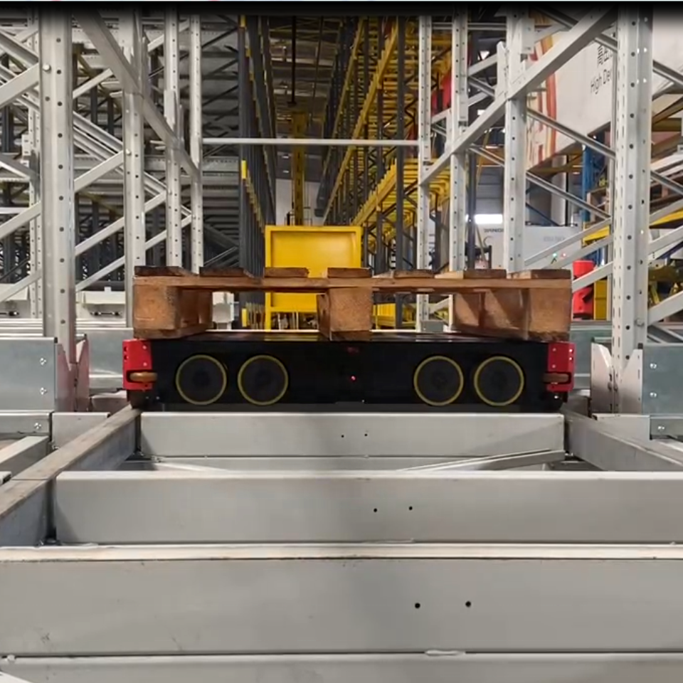Auto Pallet Robot ASRS 4-Way Shuttle Car Heavy Duty for Automated Retrieval in Automated Warehousing System