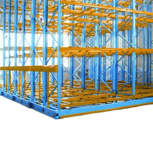 EBILTECH Heavy-Duty Automated Electric Mobile Racking System Mobile Pallet Racking for Storage