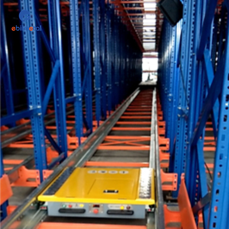 5 Layer Steel Durable Radio Shuttle Racks Pallet Racks Adjustable Automatic Shelving High Capacity Warehouse Storage