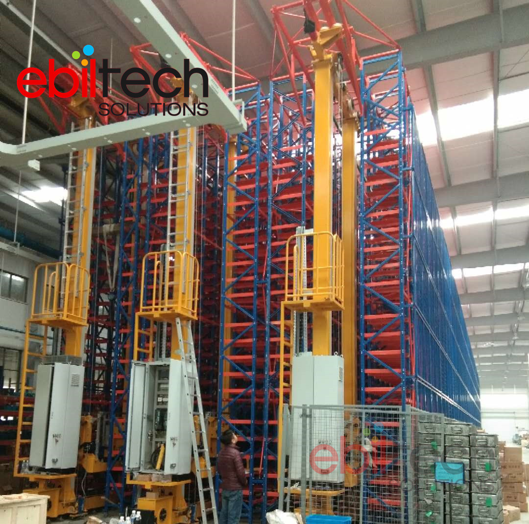 Customized Single Double Column Pallet Stacker Cranes for Automatic Warehouse Racking Storage Storage Cargo Storage Equipment