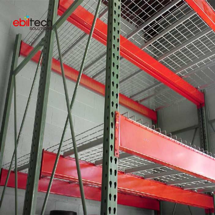 US Style Storage Shelf Unit Adjustable Heavy Load Tear Drop Warehouse Pallet Racking
