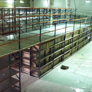 Free Design Multi-level Stainless Steel Warehouse Mezzanine Racking with Powder Coated Finish and Corrosion Protection