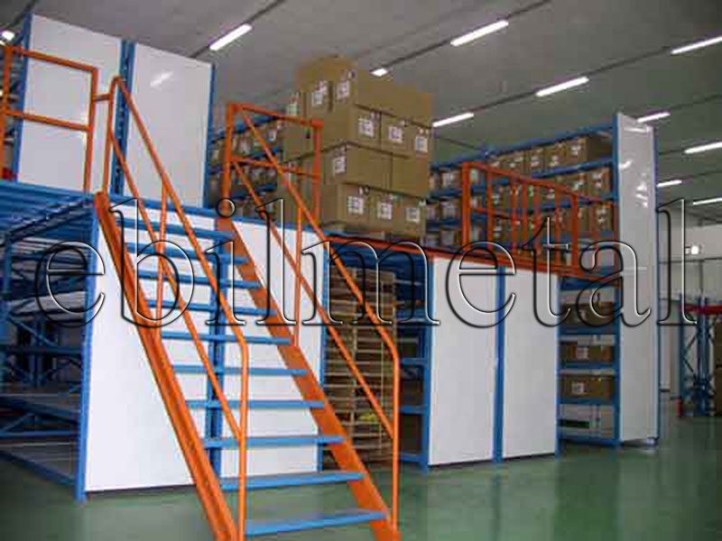 Steel Platform Multi-Level Heavy Duty Mezzanine Floor System CE Certification Corrosion Protection Customizable Layers for
